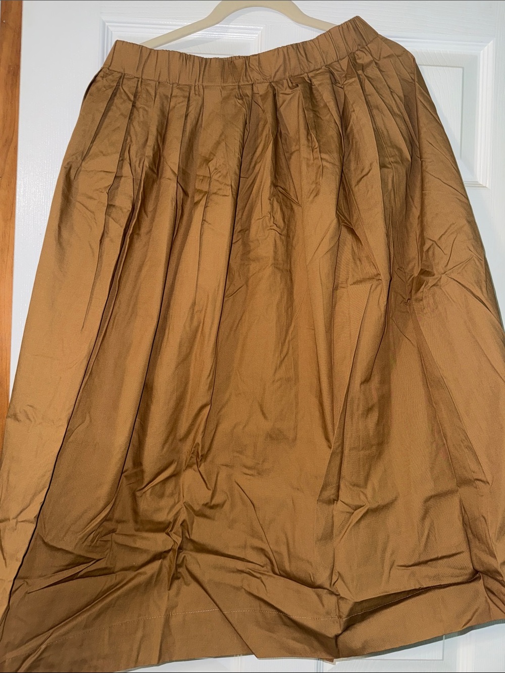 Women's Midi Skirt in Camel - Picture 2 of 3